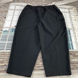NWT Women’s Bentley Black Polyester Uniform Straight Leg Pants (2X) GQ21
